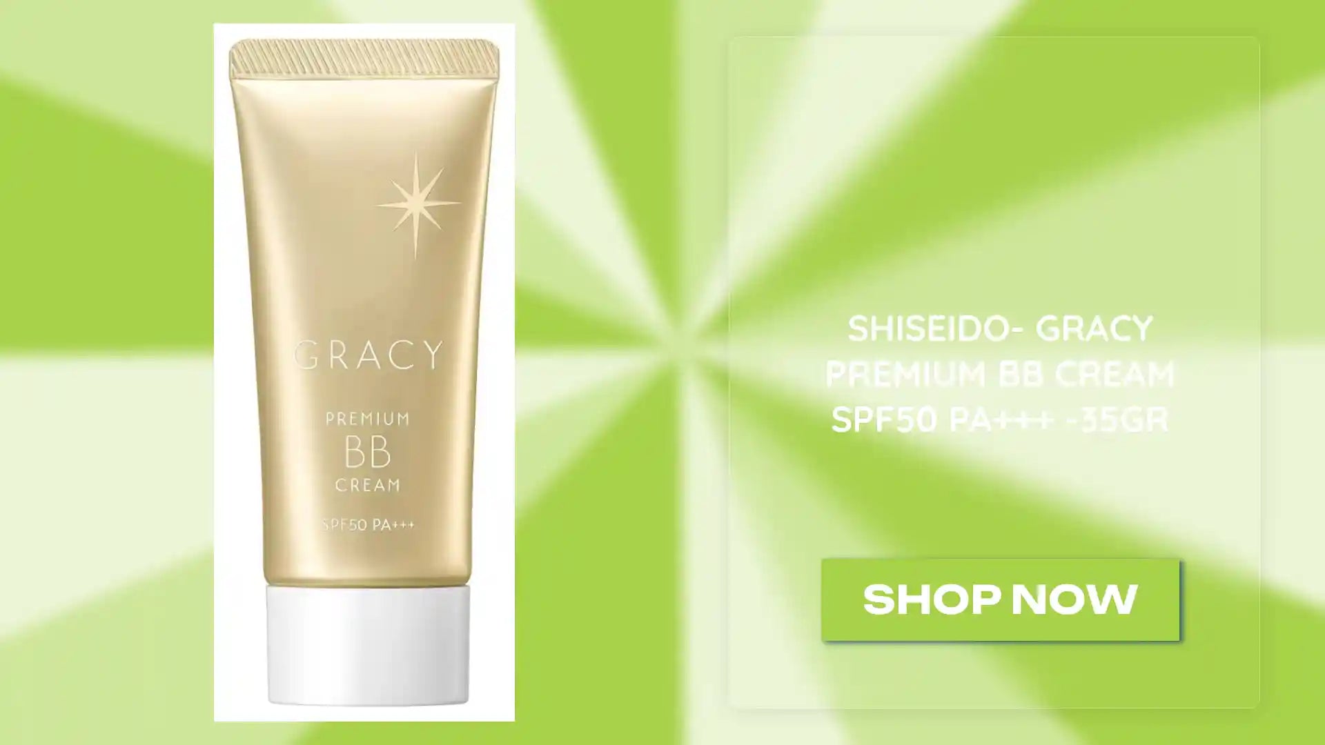 SHISEIDO- GRACY PREMIUM BB CREAM SPF50 PA+++ -35GR by@Outfy