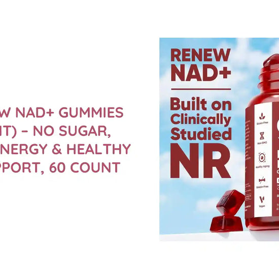 Goli Renew NAD+ Gummies (60 Count) &ndash; No sugar, Cellular Energy &amp; Healthy Aging Support, 60 count by@Outfy