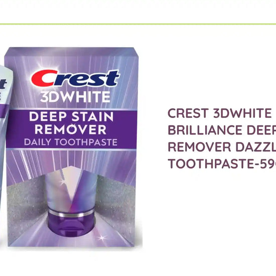Crest 3DWhite Brilliance Deep Stain Remover Dazzling Mint Toothpaste-59gr by@Outfy