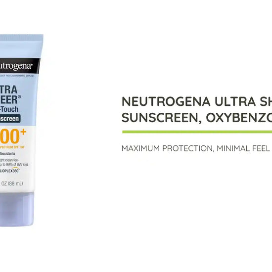 Neutrogena Ultra Sheer SPF100+ Sunscreen, Oxybenzone Free, 88ml by@Outfy