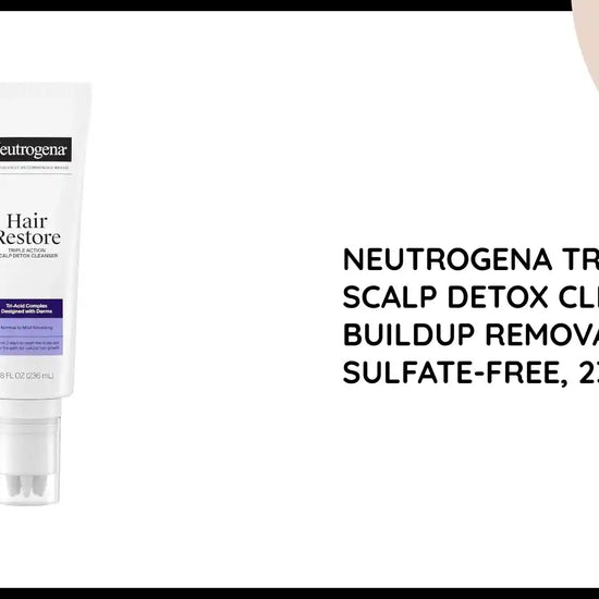 Neutrogena Triple Acid Scalp Detox Cleanser - Buildup Removal, Sulfate-Free, 236ml by@Outfy