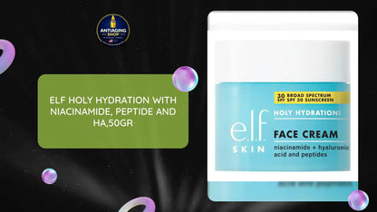 ELF Holy Hydration with Niacinamide, Peptide and HA,50gr by@Outfy