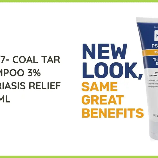 MG217- COAL TAR Shampoo 3% Psoriasis relief -240ml by@Outfy