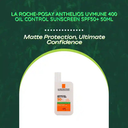 La Roche-Posay Anthelios UVMune 400 Oil Control Sunscreen SPF50+ 50ml by@Outfy