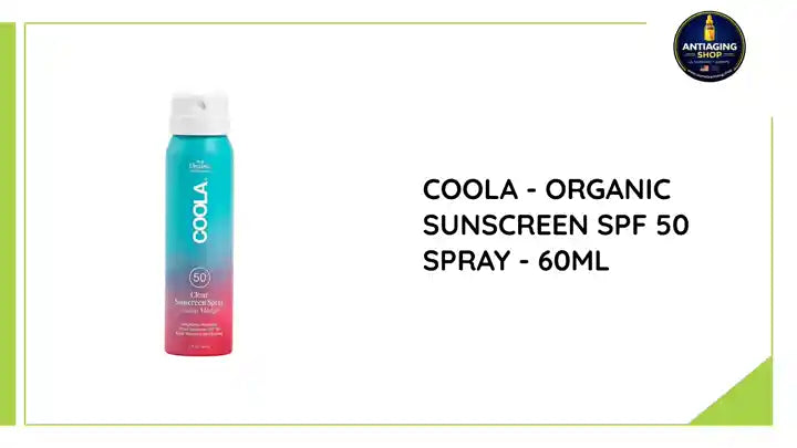COOLA - Organic Sunscreen SPF 50 Spray - 60ml by@Outfy