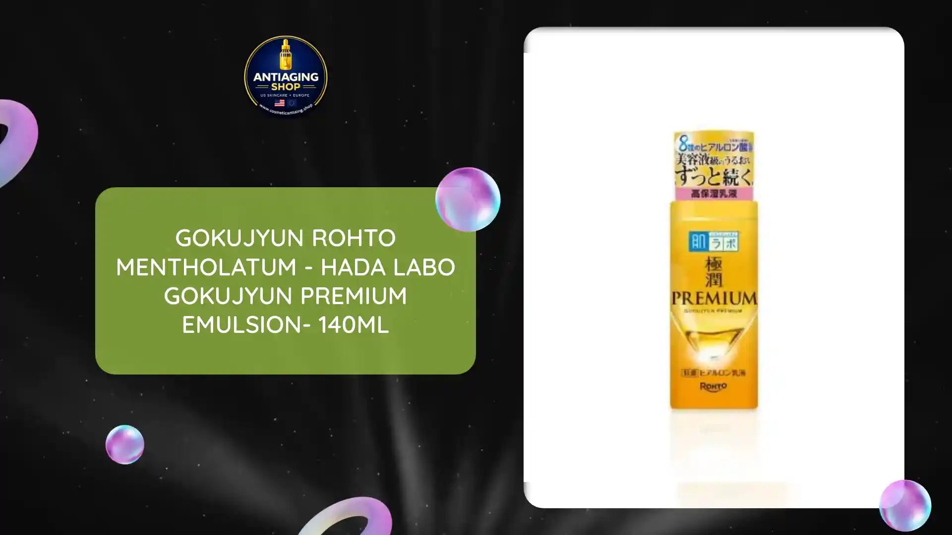 Gokujyun Rohto Mentholatum - Hada Labo Gokujyun Premium Emulsion- 140ml by@Outfy