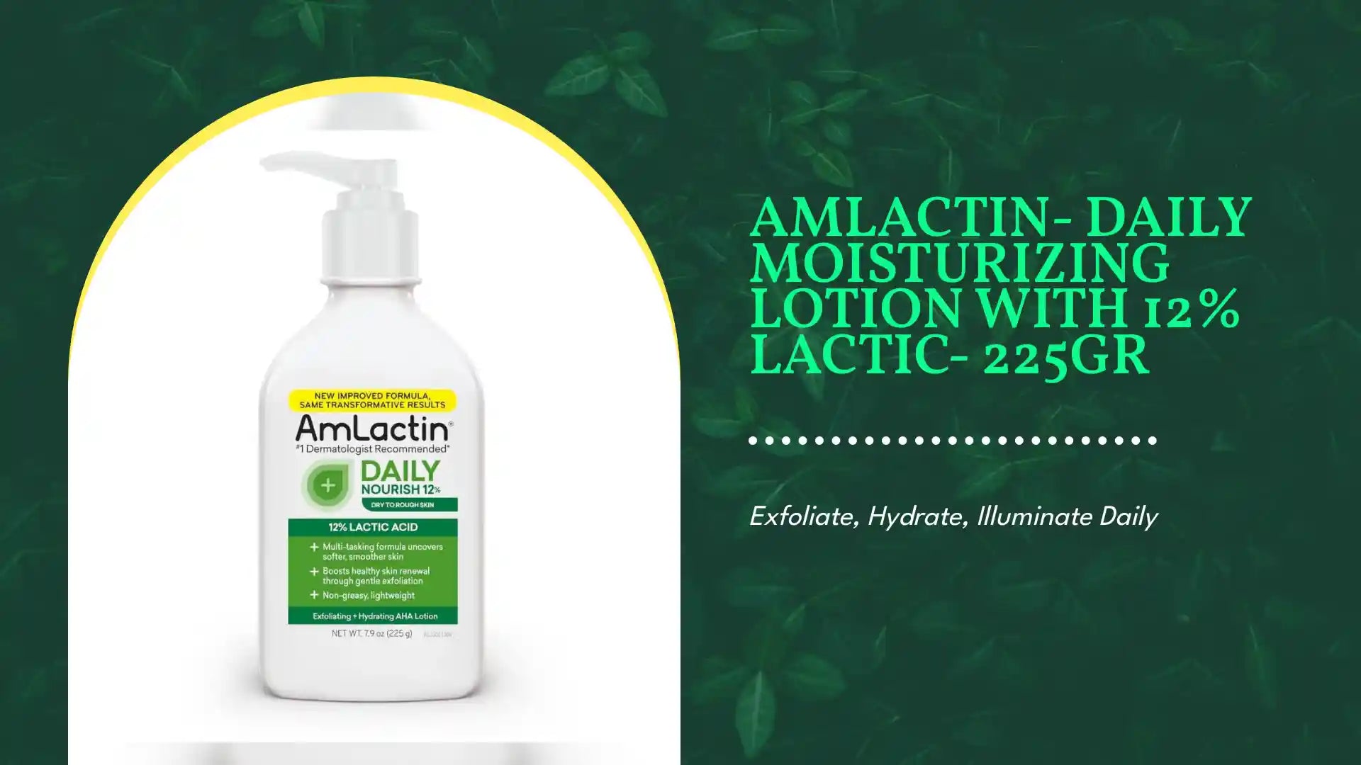AmLactin- Daily Moisturizing Lotion with 12% Lactic- 225gr by@Outfy