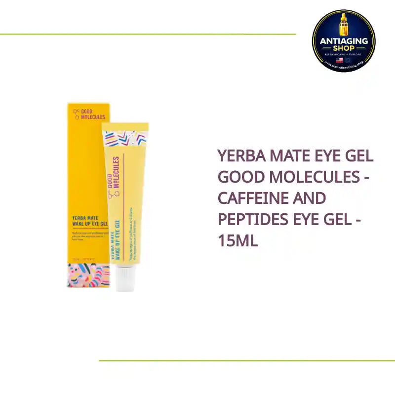 Yerba Mate Eye Gel GOOD MOLECULES - Caffeine and Peptides EYE GEL - 15ml by@Outfy