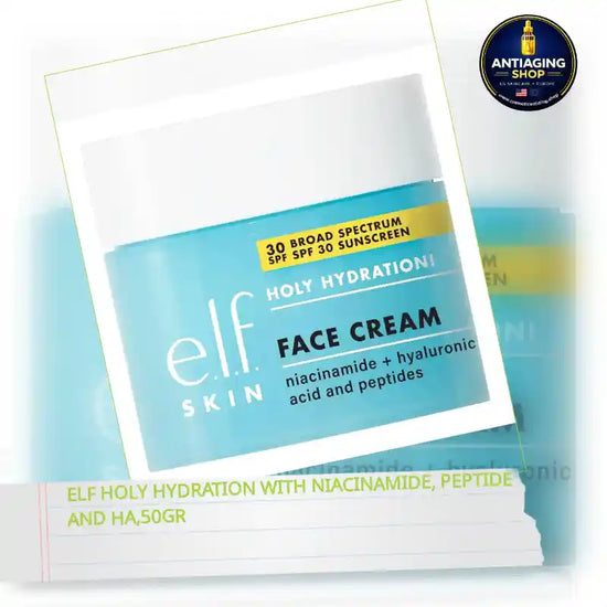 ELF Holy Hydration with Niacinamide, Peptide and HA,50gr by@Outfy