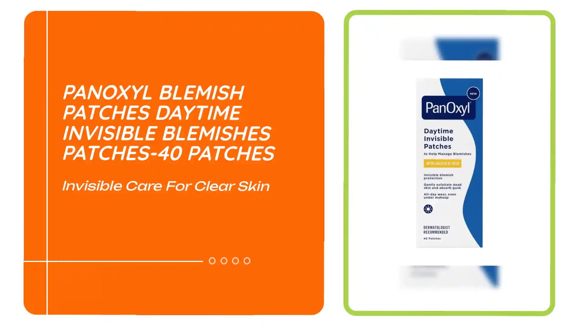 PanOxyl blemish patches Daytime Invisible Blemishes Patches-40 patches by@Outfy