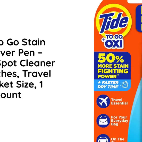 Tide To Go Stain Remover Pen &ndash; Instant Spot Cleaner for Clothes, Travel &amp; Pocket Size, 1 Count by@Outfy