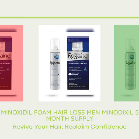 ROGAINE Minoxidil foam Hair Loss MEN MINODIXIL 5% Foam 1 Month Supply by@Outfy
