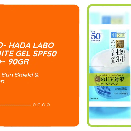 Rohto- Hada Labo UV White Gel SPF50 PA++++- 90gr by@Outfy