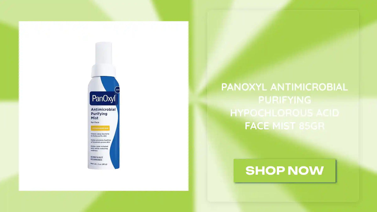 PanOxyl Antimicrobial Purifying hypochlorous acid face mist 85gr by@Outfy