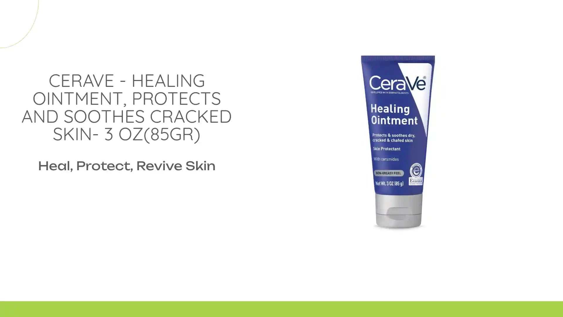 CeraVe - Healing Ointment, Protects and Soothes Cracked Skin- 3 oz(85gr) by@Outfy