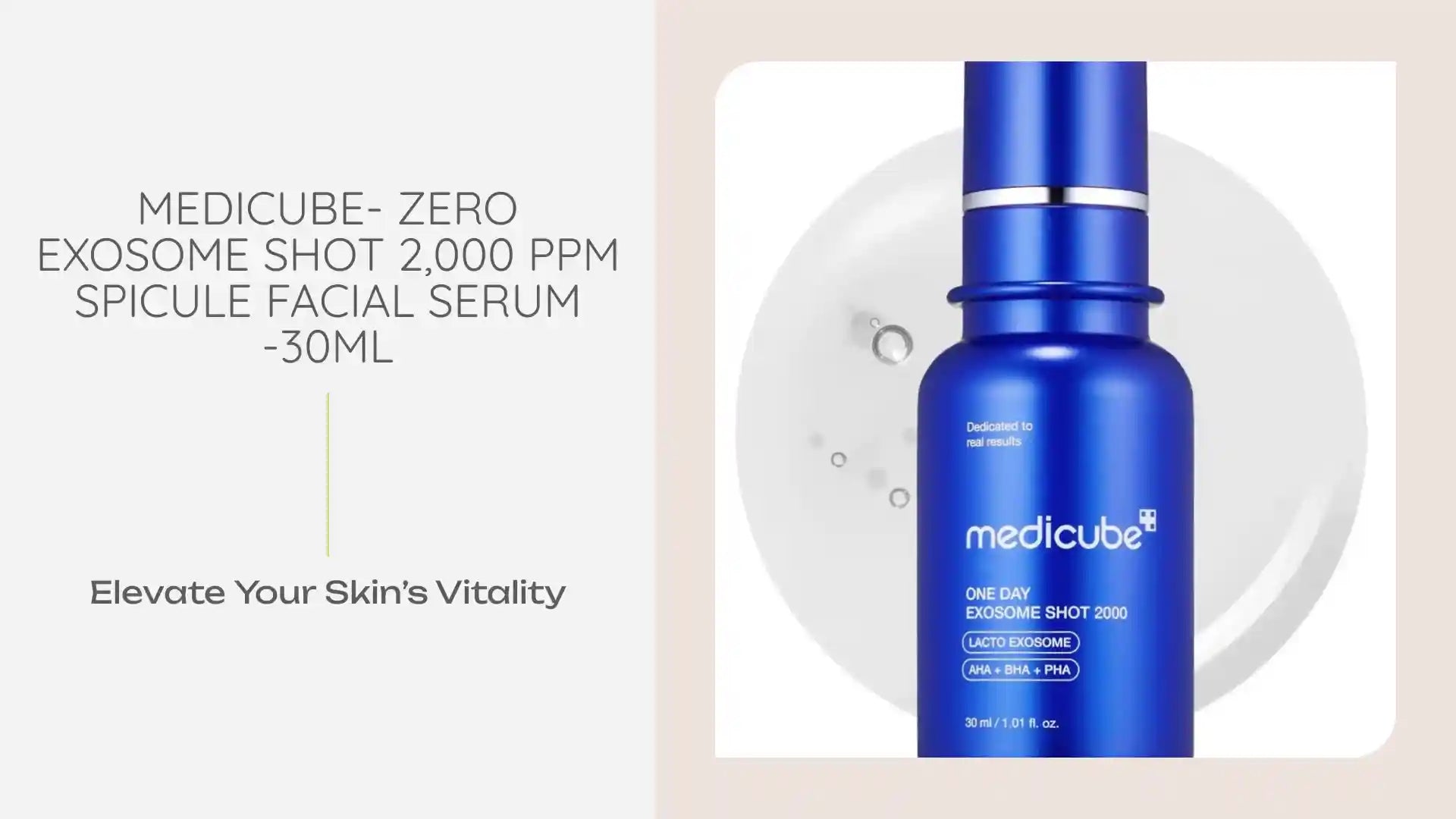 Medicube- Zero Exosome Shot 2,000 PPM Spicule Facial Serum -30ml by@Outfy