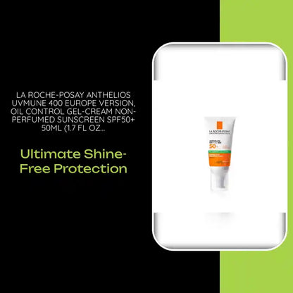 La Roche-Posay Anthelios UVMune 400 Europe version, Oil Control Gel-Cream Non-Perfumed Sunscreen SPF50+ 50ml (1.7 fl oz) by@Outfy