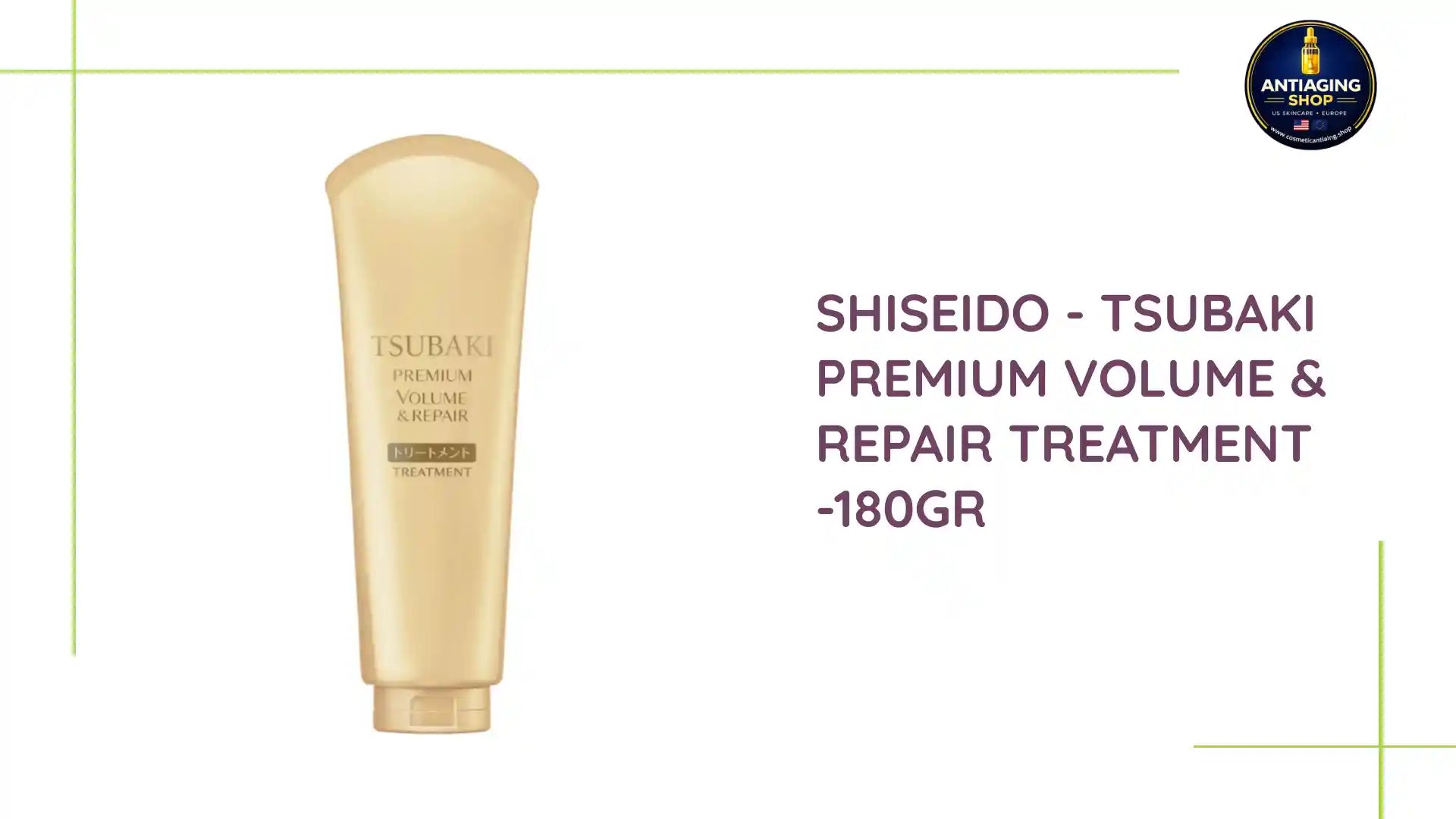 Shiseido - Tsubaki Premium Volume &amp; Repair Treatment -180gr by@Outfy