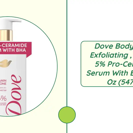 Dove Body Wash, Exfoliating , Melanin 5% Pro-Ceramide Serum with BHA - 18.5 oz (547ml) by@Outfy