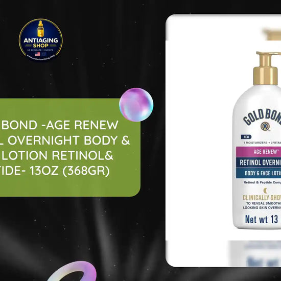 Gold Bond -Age Renew Retinol Overnight Body &amp; Face Lotion Retinol&amp; Peptide- 13oz (368gr) by@Outfy