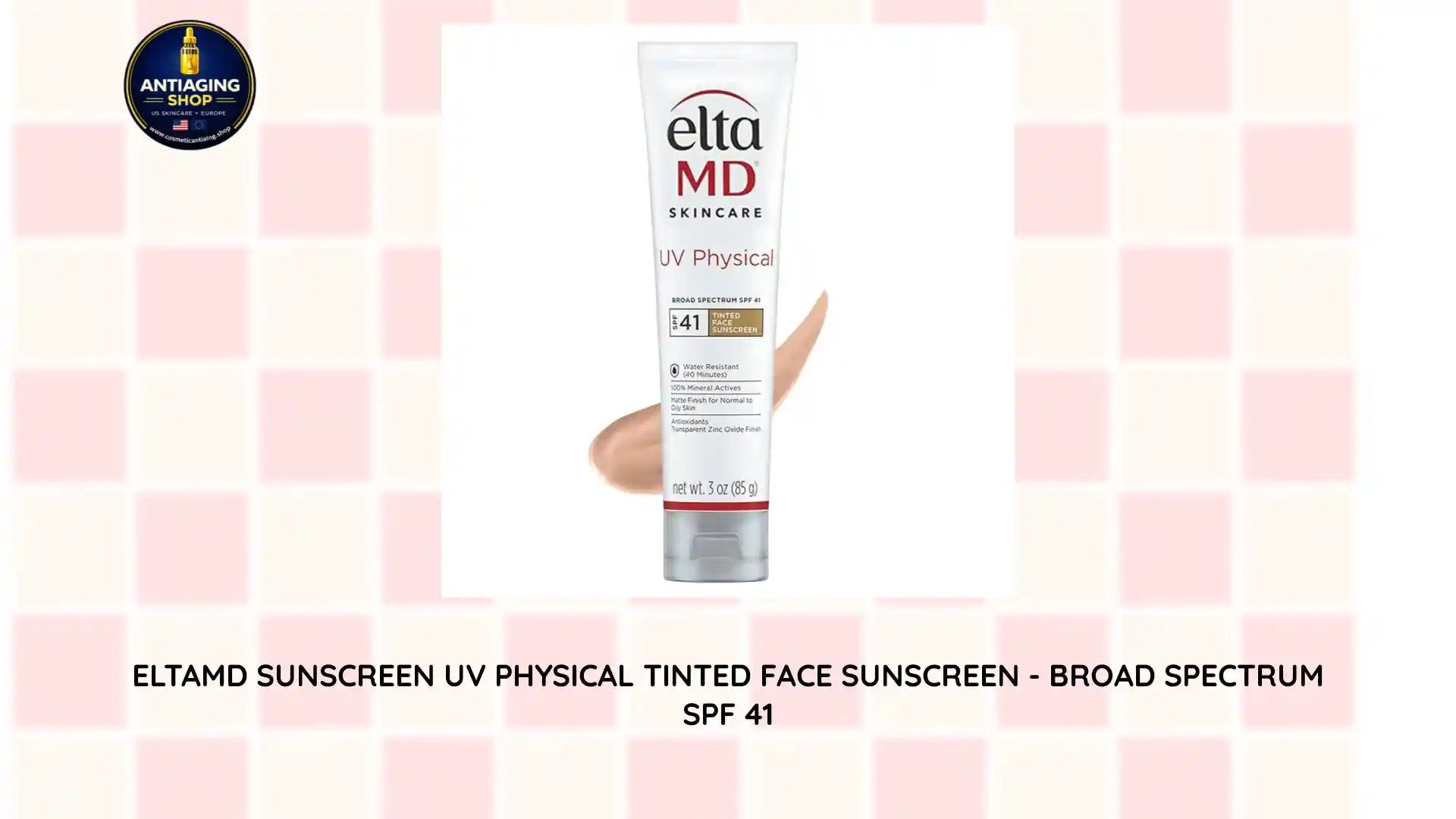 EltaMD Sunscreen UV Physical Tinted Face Sunscreen - Broad Spectrum SPF 41 by@Outfy