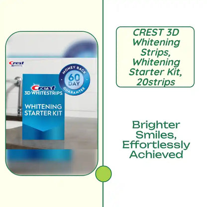 CREST 3D Whitening strips, whitening starter kit, 20strips by@Outfy