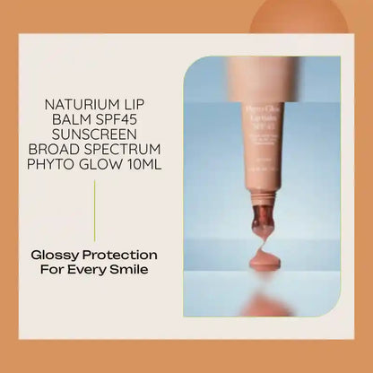 Naturium Lip balm SPF45 Sunscreen Broad Spectrum Phyto Glow 10ml by@Outfy
