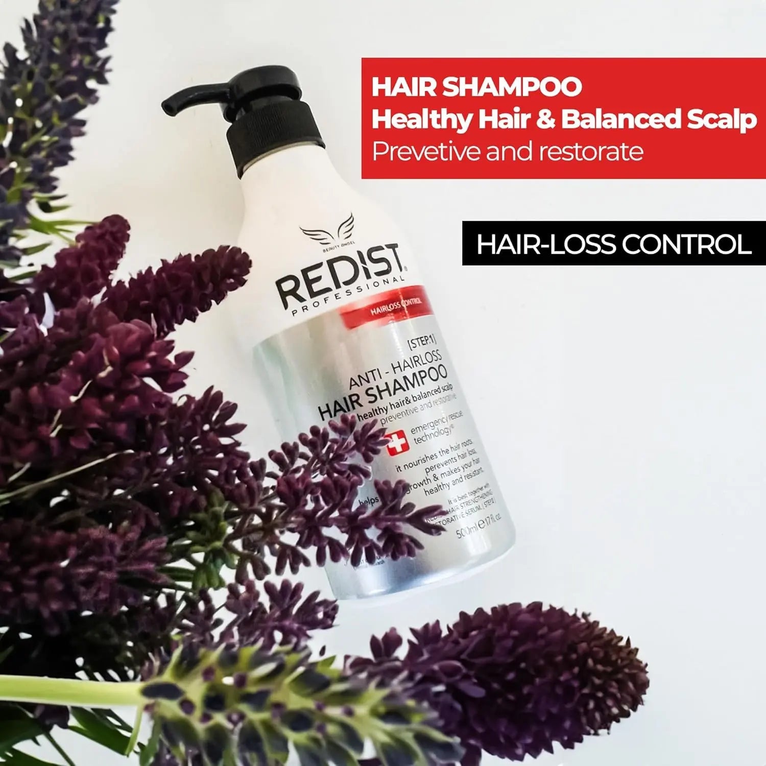 Redist Anti Hair Loss Shampoo 500ml Strengthening Nourishing Shampoo for Thinning Hair,500ml - Antiaging Cosmetics