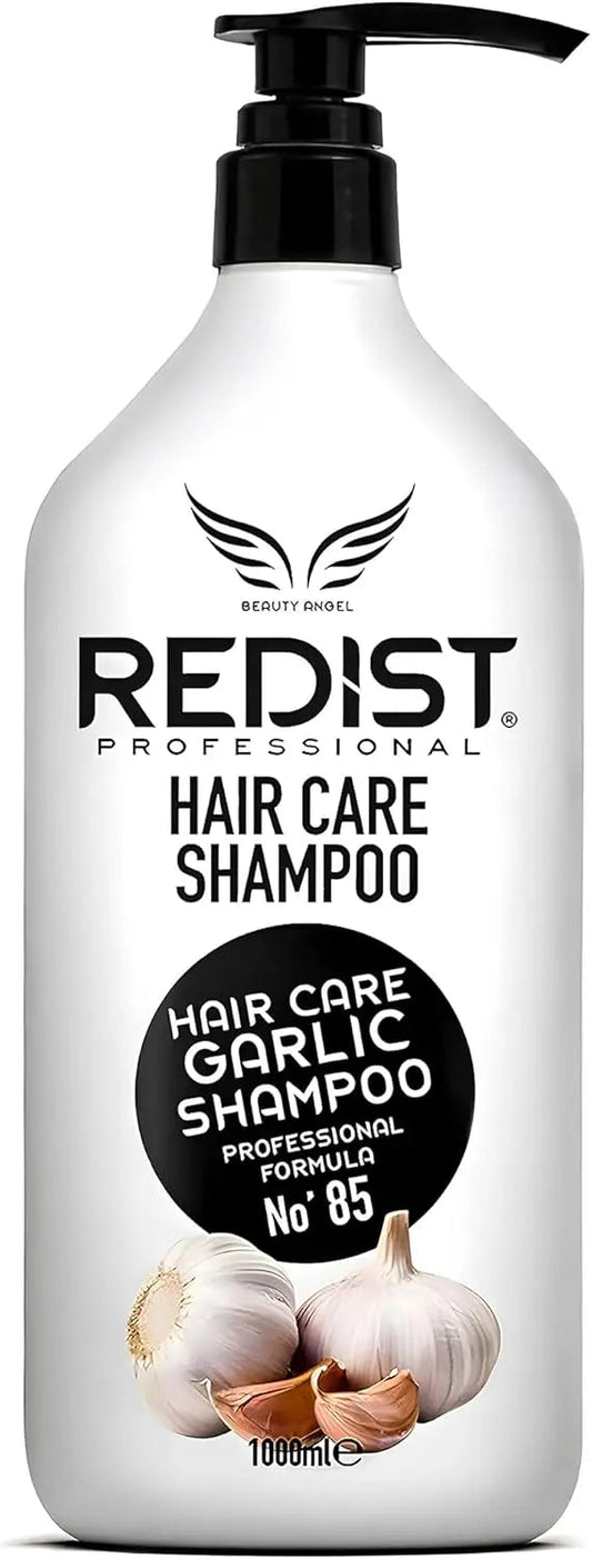 Redist Garlic Hair Shampoo Anti Hair Loss & Strengthening Formula ,1000ml - Antiaging Cosmetics