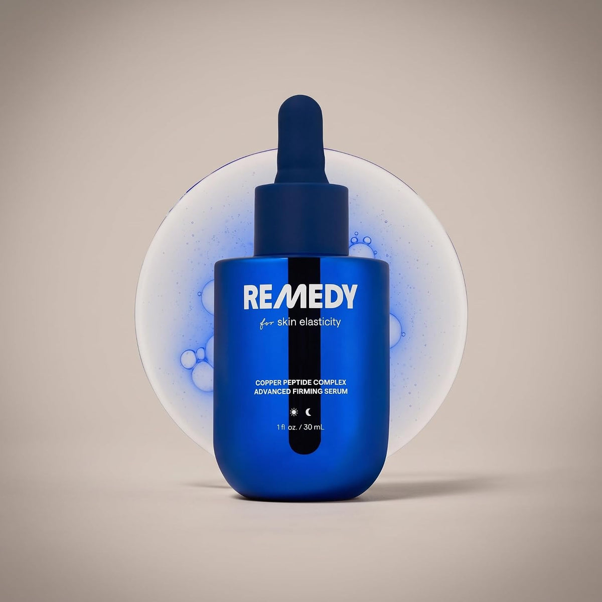 REMEDY Copper Peptide Complex Firming Serum with GHK-Cu, Peptides & Hyaluronic Acid – 30 ml - Antiaging Cosmetics