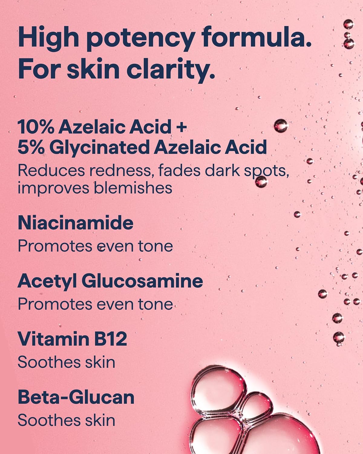REMEDY Science 15% Azelaic Acid Complex Serum, 30 ml – Niacinamide & Beta-Glucan - Antiaging Cosmetics