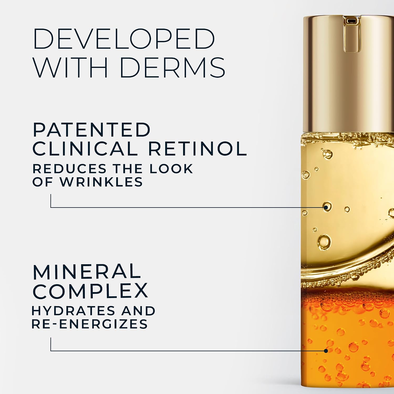 RoC Retinol Correxion Deep Wrinkle Serum – Anti-Aging Treatment for Fine Lines, Vitamin C, 1 oz - Antiaging Cosmetics
