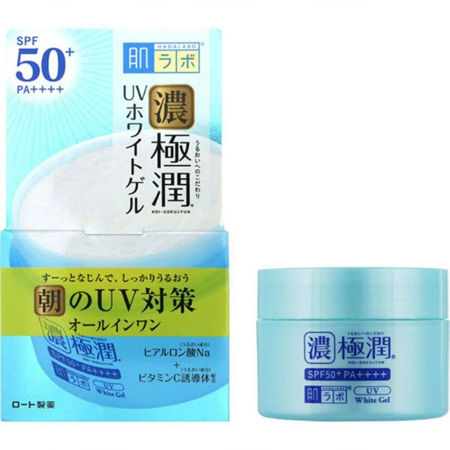Rohto - Hada Labo UV White Gel SPF50 PA++++ - 90gr - Antiaging Cosmetics