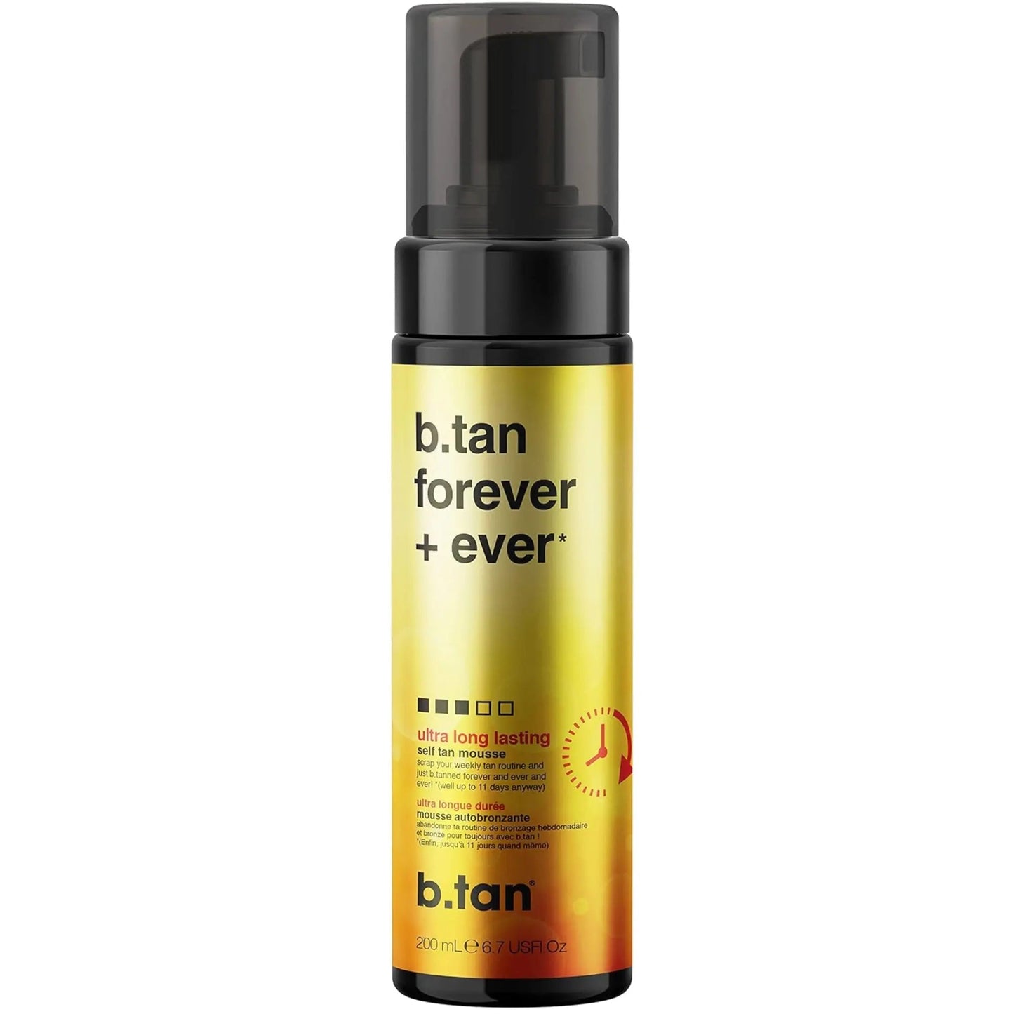 Self Tanning B.Tan Mousse Set of 2 (2*200ml) Love your First Ran+ Ultra Long - Antiaging Cosmetics