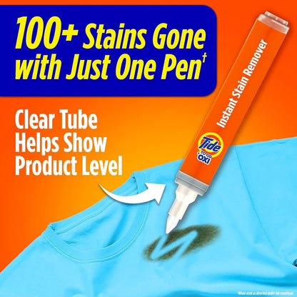 Tide To Go Stain Remover Pen – Instant Spot Cleaner for Clothes, Travel & Pocket Size, 1 Count - Antiaging Cosmetics