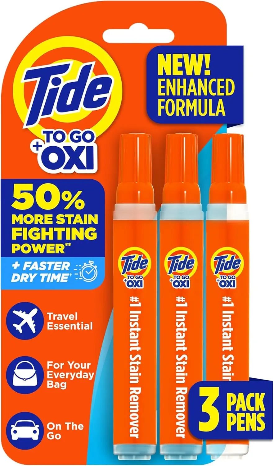 Tide To Go Stain Remover Pen – Instant Spot Cleaner for Clothes, Travel & Pocket Size, 1 Count - Antiaging Cosmetics