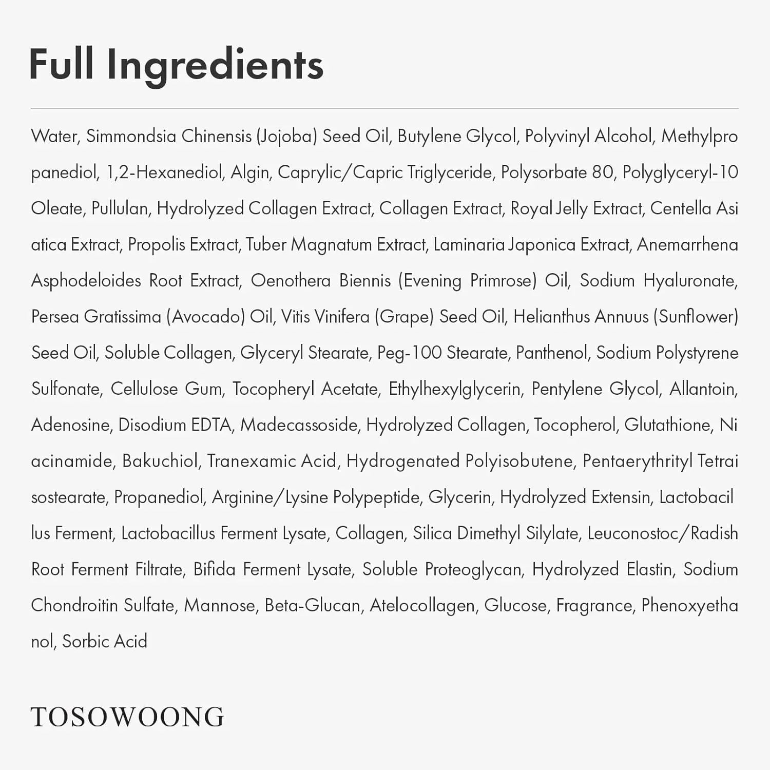 Tosowoong - Real Collagen Fit - Hydrolyzed Collagen Wrapping Mask - 50ml - Antiaging Cosmetics