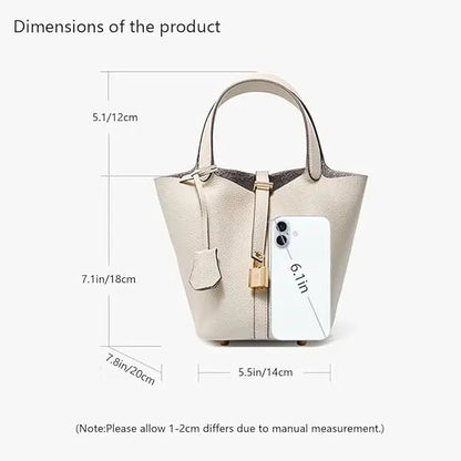 Tote Bag, Genuine Leather, Satchel Handbag, OEM - Antiaging Cosmetics
