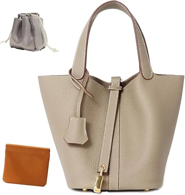Tote Bag, Genuine Leather, Satchel Handbag, OEM - Antiaging Cosmetics