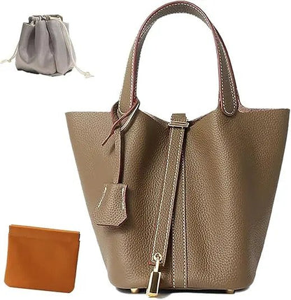 Tote Bag, Genuine Leather, Satchel Handbag, OEM - Antiaging Cosmetics