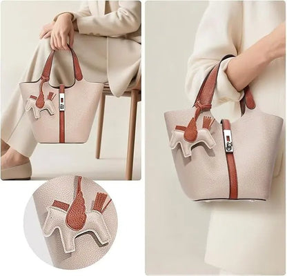 Tote bag, Small Purse, Women, Vegan Leather - Antiaging Cosmetics