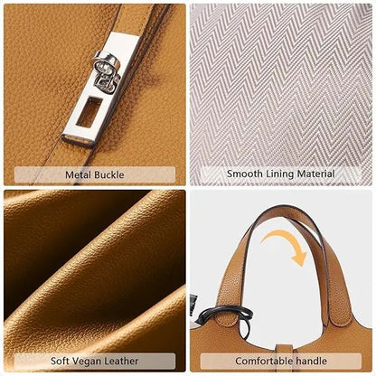 Tote bag, Small Purse, Women, Vegan Leather - Antiaging Cosmetics