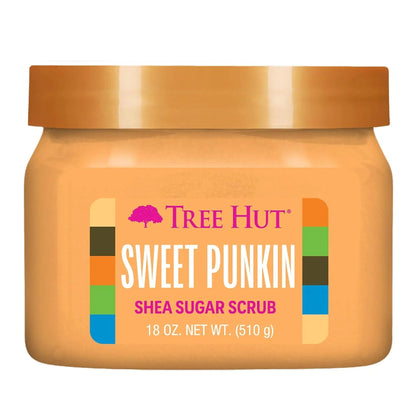 Tree Hut - Exfoliating Body Scrub,shea Sugar Scrub,Sweet Punkin - 18oz(510g) - Antiaging Cosmetics