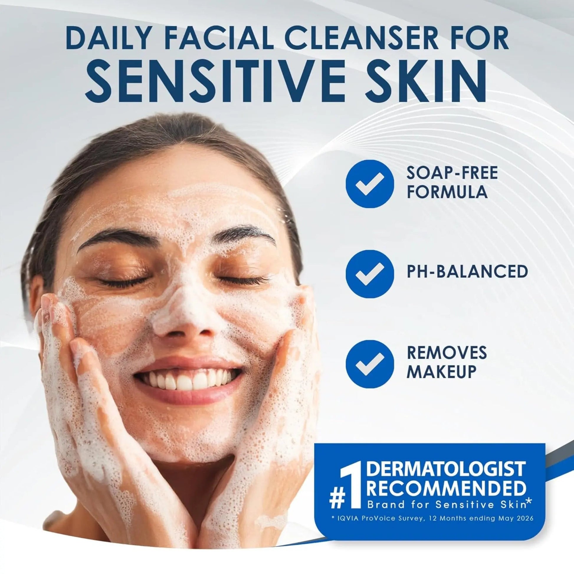 VANICREAM Facial Cleanser Ceramide, Gentle cleansing, for Sensitive skin - 237ml - Antiaging Cosmetics