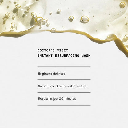 Versed - Doctor's Visit Skin Resurfacing Face Mask - Glycolic Acid + Lactic Acid - 50ml - Antiaging Cosmetics